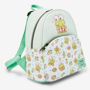 Loungefly x Sanrio Hello Kitty & Friends Keroppi Snacks Frog Backpack Bag